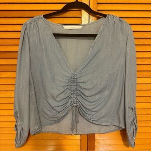 denim style shirt Zara